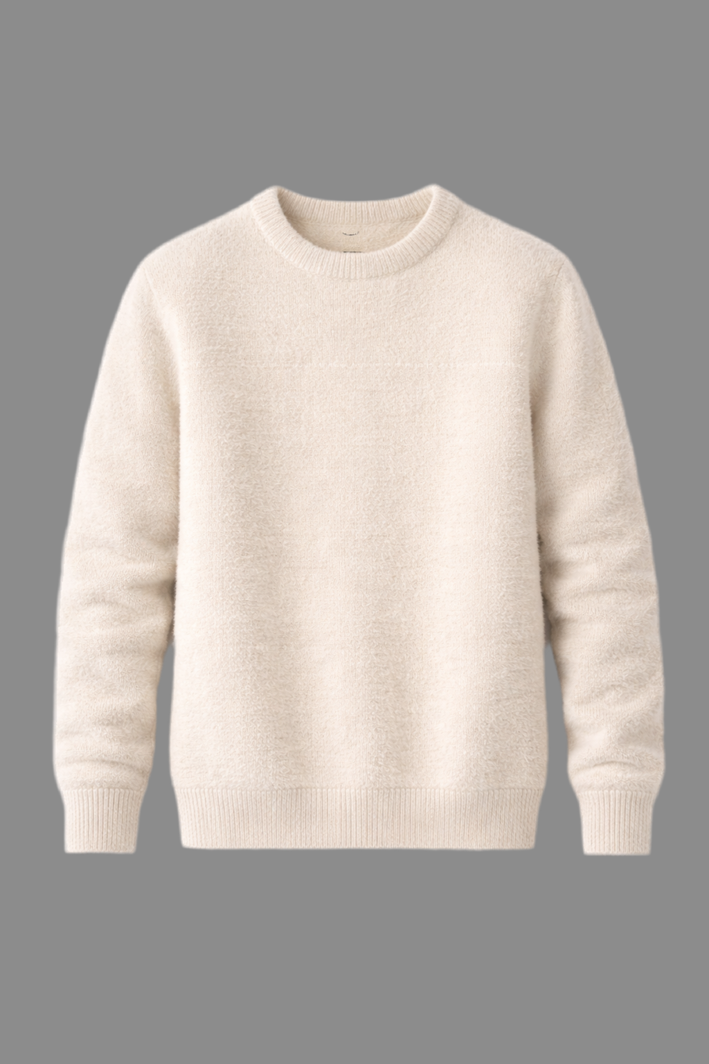 BRUSHED KNIT SWEATER (GREIGE)